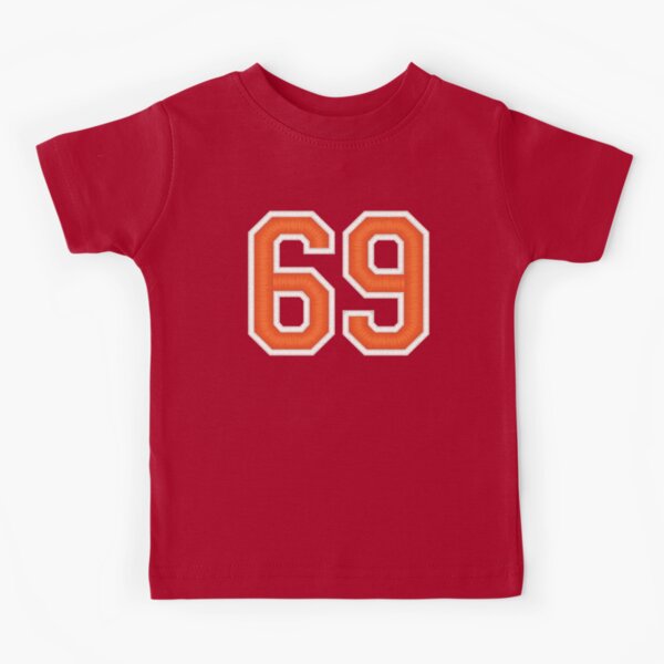 Sports Number 69 Jersey Sixty NineOrange Essential T-Shirt for