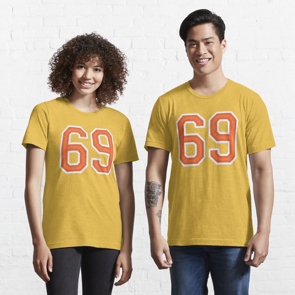 Sports Number 69 Jersey Sixty NineOrange Essential T-Shirt for