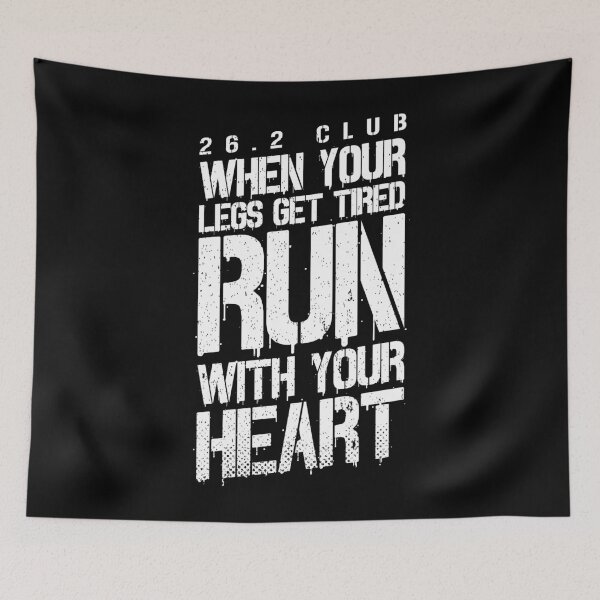 Item preview, When Your Legs Get Tired Run With Your Heart 20.6 Club designed and sold by GrandeDuc.