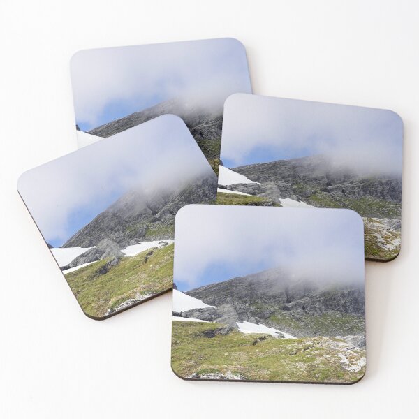 Item preview, Low Cloud over a Rocky Peak in the Mountains of Norway designed and sold by AWomanAfoot.