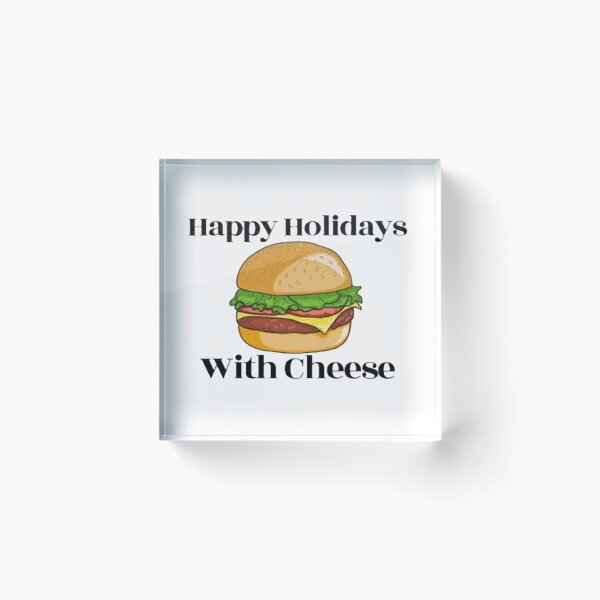 Item preview, Happy Holidays With Cheese designed and sold by NancyArtDesigns.
