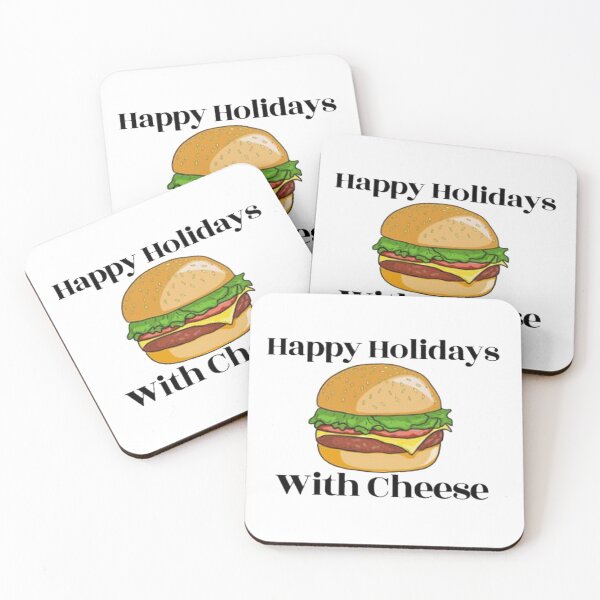 Item preview, Happy Holidays With Cheese designed and sold by NancyArtDesigns.