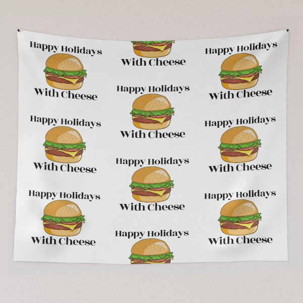Item preview, Happy Holidays With Cheese designed and sold by NancyArtDesigns.