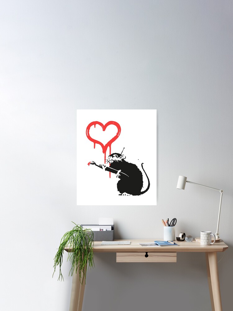 Banksy Rat Painter Stencil | Reusable Wall Decor Stencil | Spray Paint  Stencil | Custom Stencil | Graffiti Stencils | Personalized Gifts