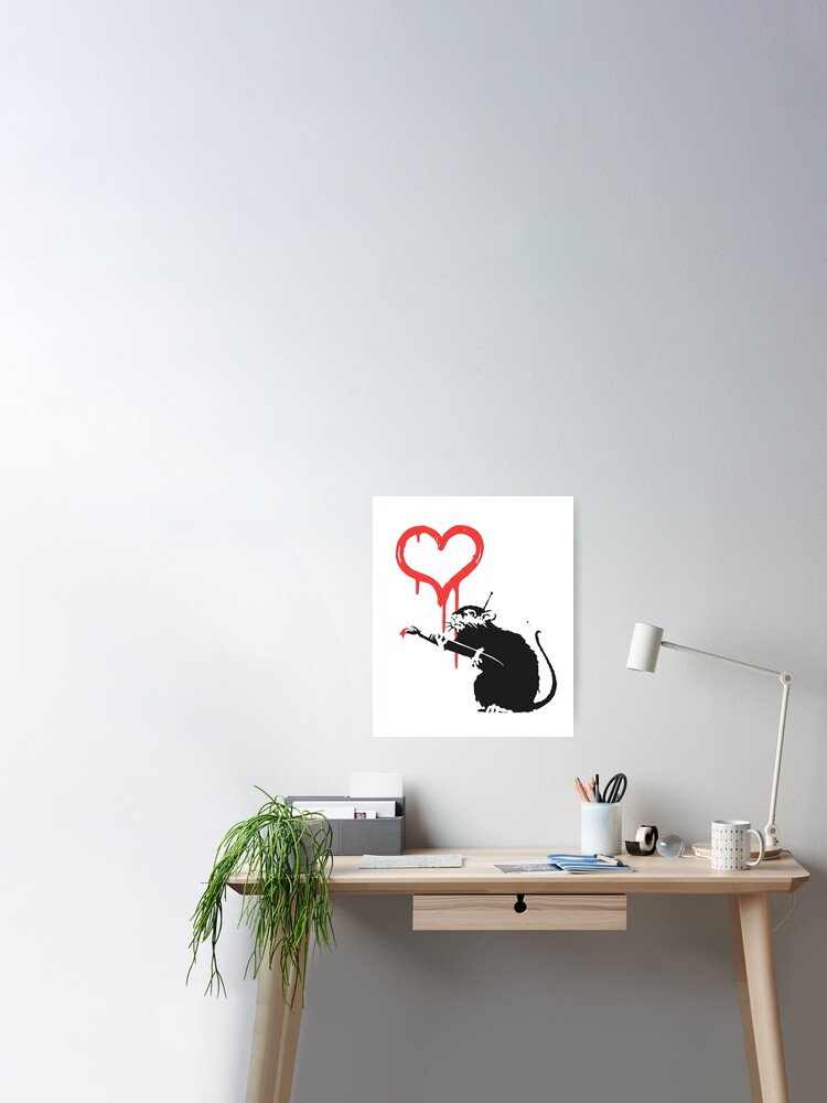Banksy Rat Painter Stencil | Reusable Wall Decor Stencil | Spray Paint  Stencil | Custom Stencil | Graffiti Stencils | Personalized Gifts