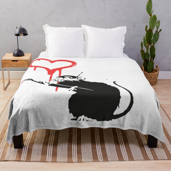 Item preview, Amor Rata Pintura Corazón Stencil Art designed and sold by WE-ARE-BANKSY.