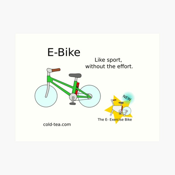 e-bike Art Print