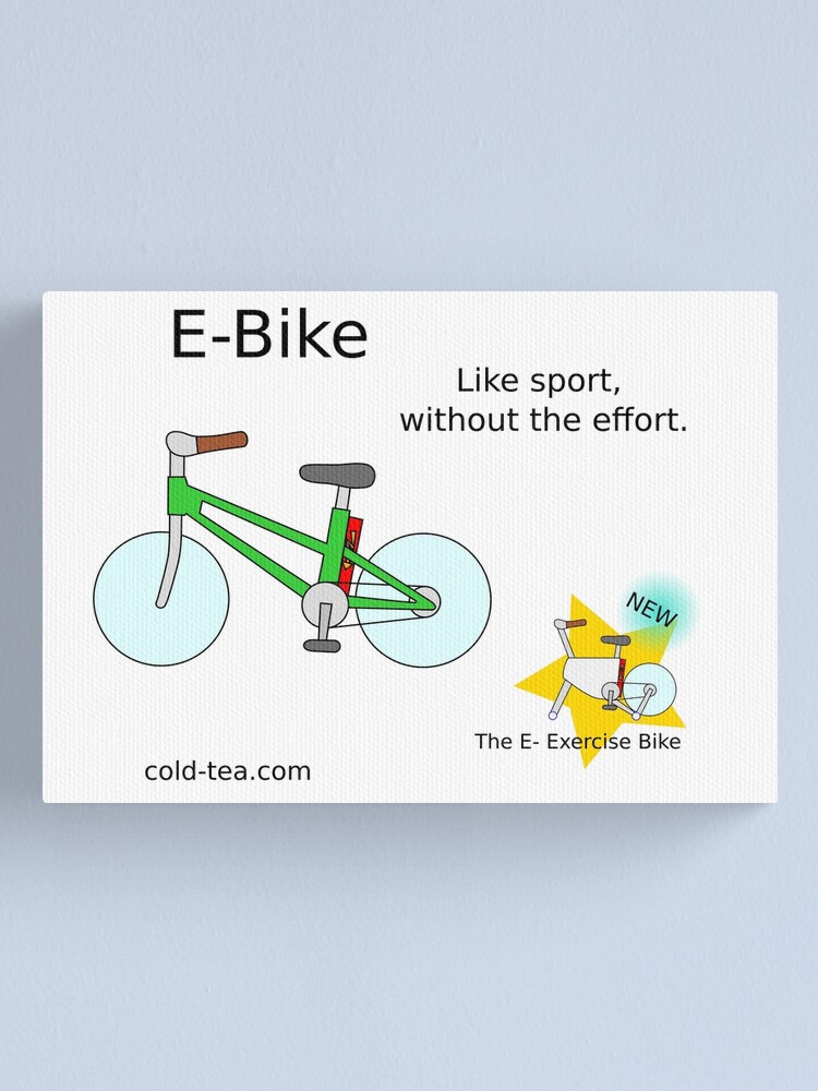 Alternate view of e-bike Canvas Print