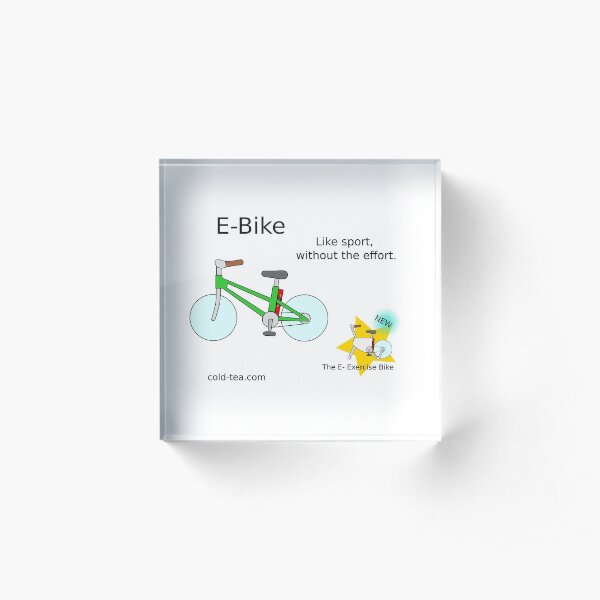 e-bike Acrylic Block