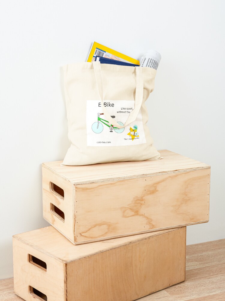 Alternate view of e-bike Tote Bag