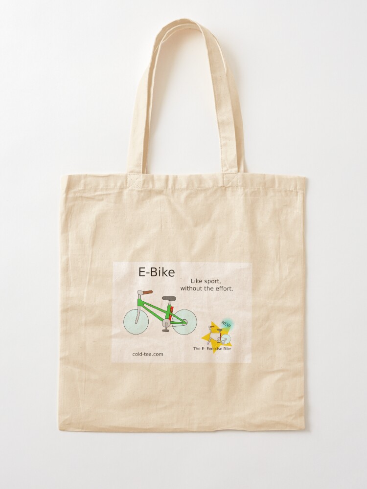 Alternate view of e-bike Tote Bag