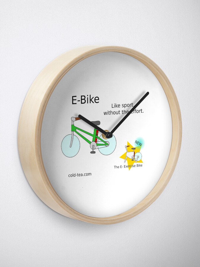 Alternate view of e-bike Clock