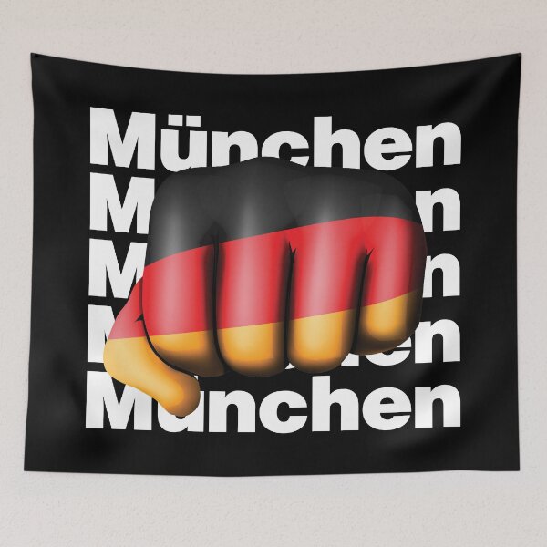 Artikelvorschau, Starke München Deutschland Faust Deutschland Flagge München entworfen und verkauft von elhefe.