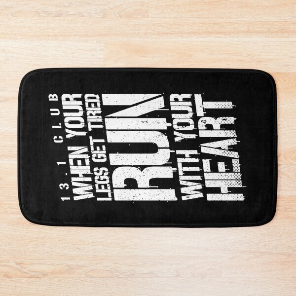 Item preview, When Your Legs Get Tired Run With Your Heart 13.1 Club designed and sold by GrandeDuc.