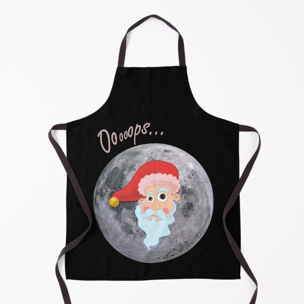 Item preview, Santa on the moon designed and sold by Misschemical.