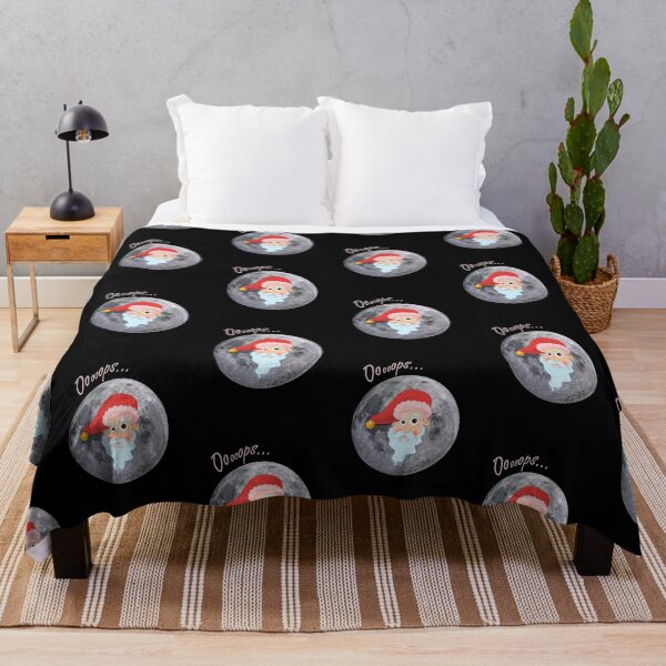 Item preview, Santa on the moon designed and sold by Misschemical.