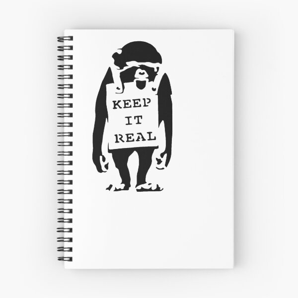 Item preview, Keep It real Chimp designed and sold by WE-ARE-BANKSY.