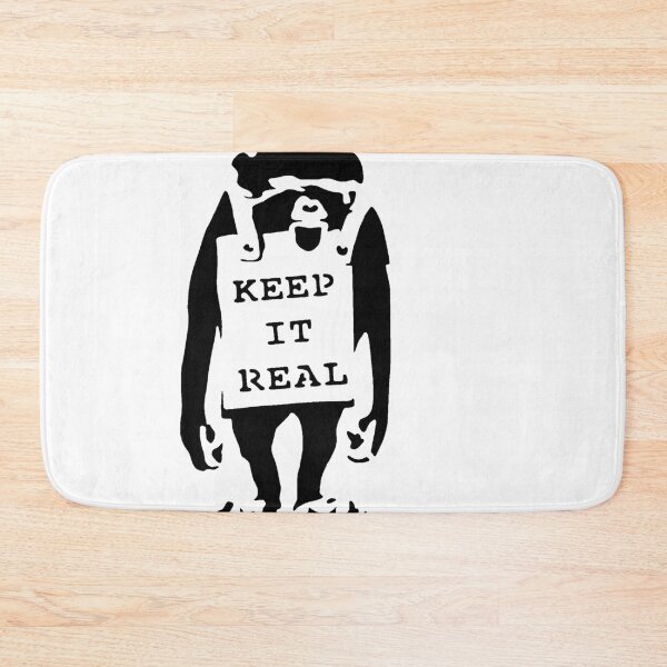 Item preview, Keep It real Chimp designed and sold by WE-ARE-BANKSY.