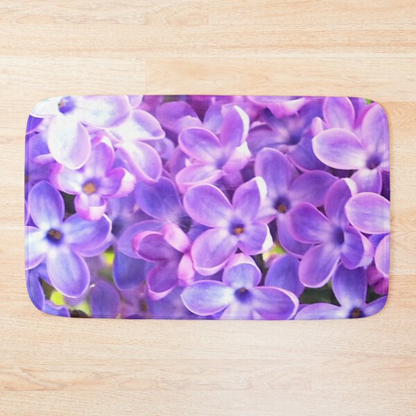 Item preview, Many sunny purple lilac flower blossoms designed and sold by DeliriousSteve.