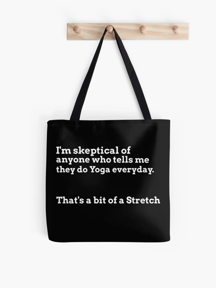 Therapy Is Expensive Yoga Is Free Yoga Lover Funny Yoga Tote Bag