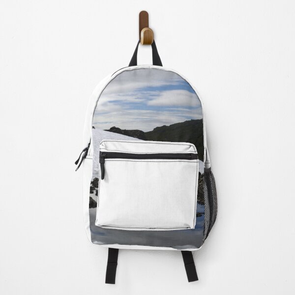 Item preview, Clouds Reflecting in a Snowmelt Pond in Norway designed and sold by AWomanAfoot.