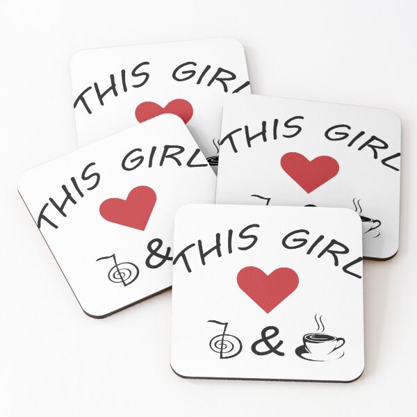 Item preview, This Girl Loves Reiki and Coffee. Perfect reiki gift for those that love reiki! designed and sold by almeapparel.