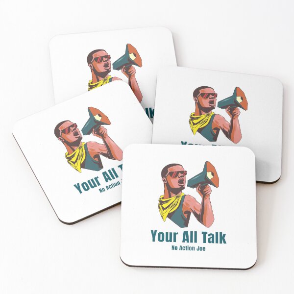 Item preview,  You're all talk no action Joe designed and sold by TeesKeeper.