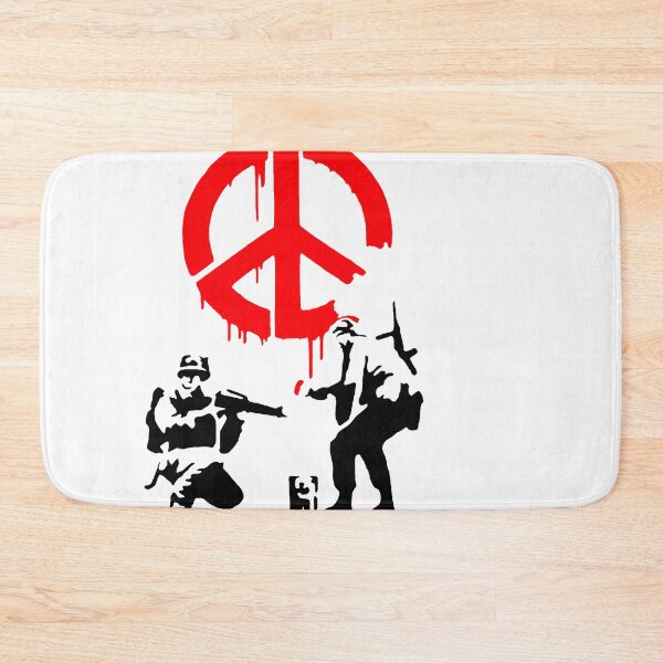 Item preview, CND Soldiers Red Stencil designed and sold by WE-ARE-BANKSY.