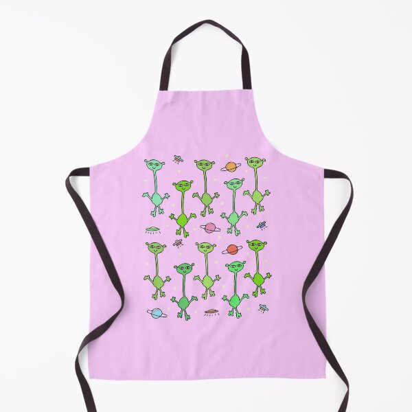 Item preview, Cute and Colorful Cartoon Alien Pattern (pink) designed and sold by Davey's Designs.
