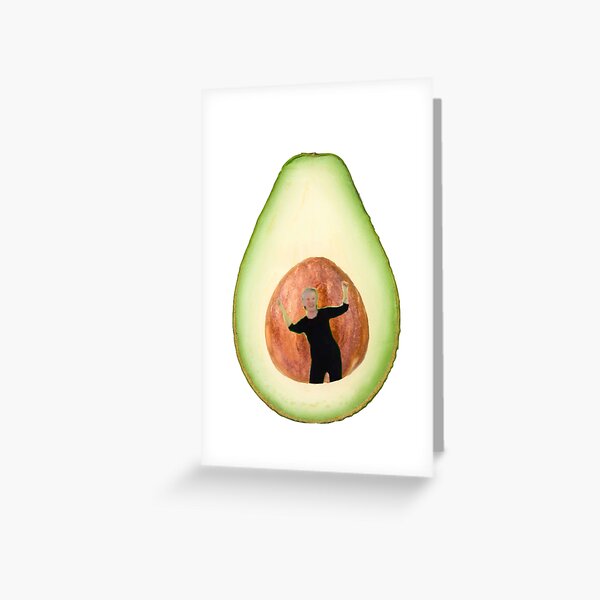 Avocado Lady Greeting Card