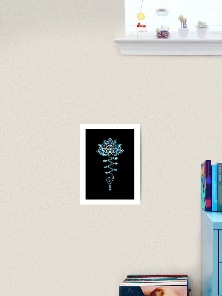 Lotus Flower, Yoga, Symbol, Tattoo, Galaxy Style Art Board Print for Sale  by Anne Mathiasz