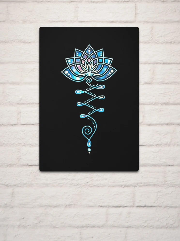  BlackKey Om Symbol Lotus Flower Yoga Retractable ID