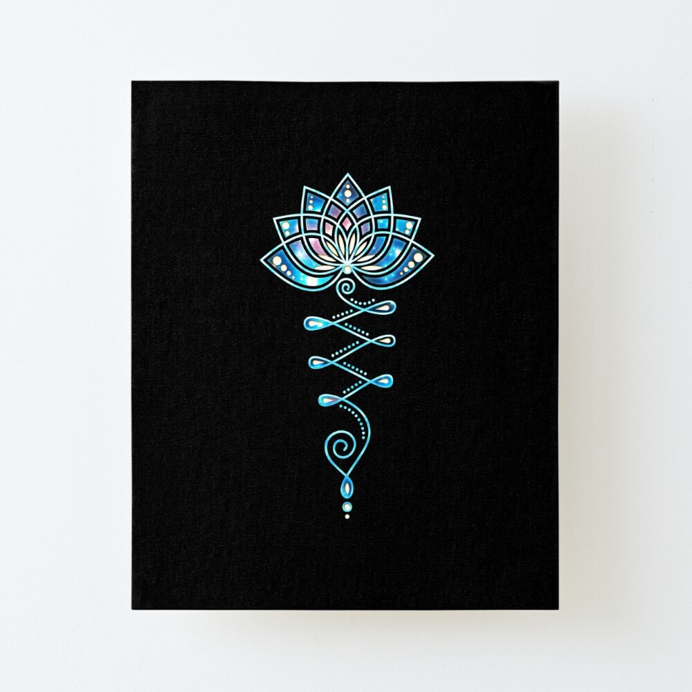 Lotus Flower, Yoga, Symbol, Tattoo, Galaxy Style Art Board Print for Sale  by Anne Mathiasz