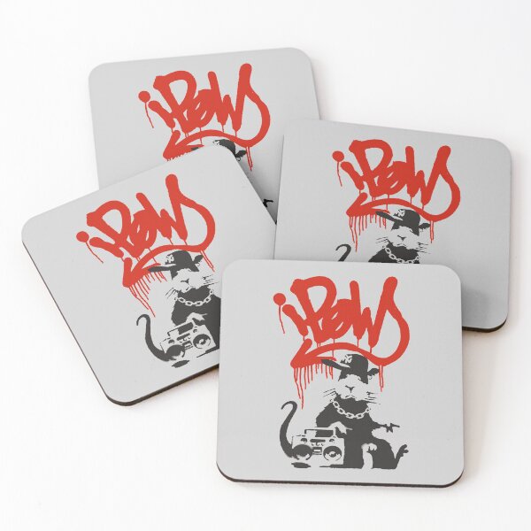 Item preview, Gangsta Rat iPow I paint on Walls designed and sold by WE-ARE-BANKSY.