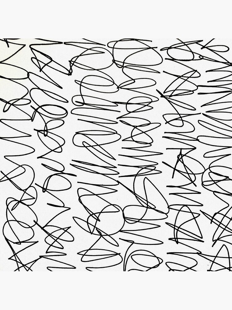 "Squiggles" Art Print for Sale by CudaleArt Redbubble