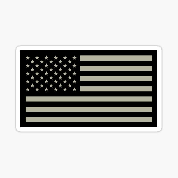 US AMERICAN FLAG PATCH REVERSE STARS STRIPES PATRIOTIC RED WHITE BLUE 