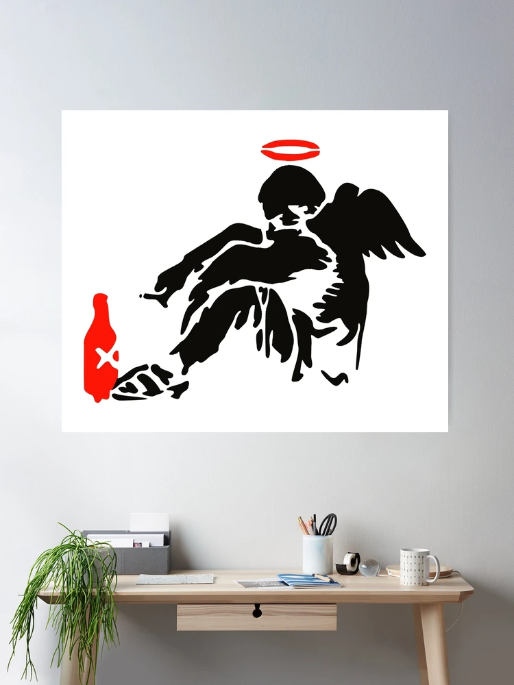 Banksy バンクシー 「Fallen Angel」シリアル サイン 書類付き 71BJUQEsnFL.jpg_BO30,255,255,