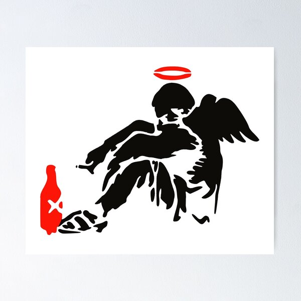 banksy fallen angel tattoo