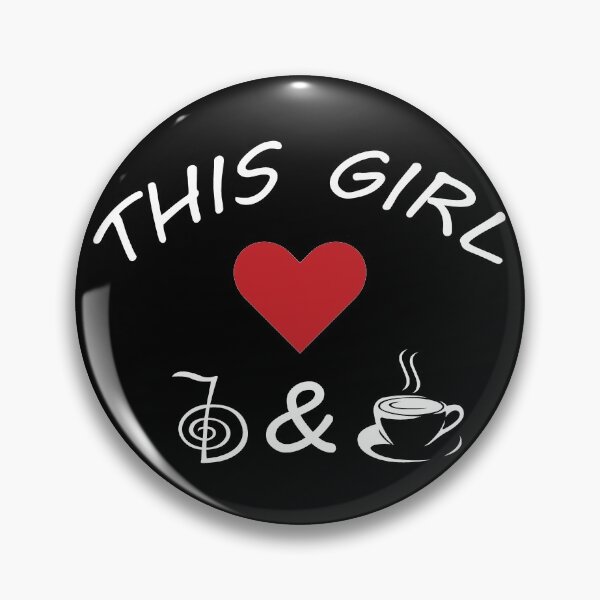 Item preview, This Girl Loves Reiki and Coffee. Perfect reiki gift for those that love reiki! designed and sold by almeapparel.
