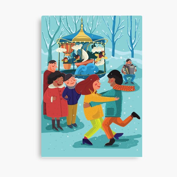 Winter dance Canvas Print
