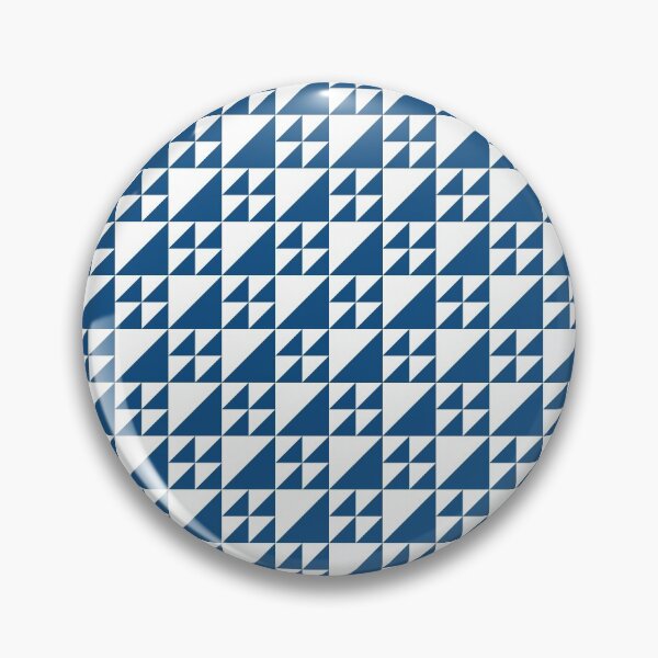 Item preview, Simple pattern with triangles in classic blue designed and sold by acidmit.