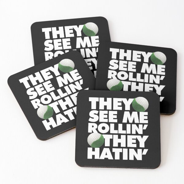 Item preview, They see me rolling they hating Funny Golfer saying Quote designed and sold by elhefe.