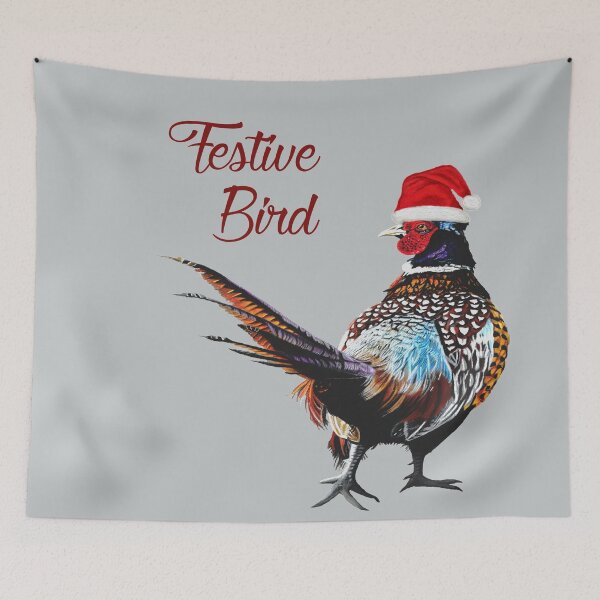 Item preview, Festive bird fun Christmas Pheasant designed and sold by IslesArt.