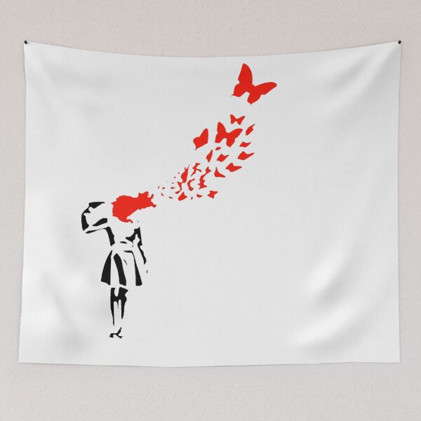 Item preview, Butterfly Girl Suicide designed and sold by WE-ARE-BANKSY.