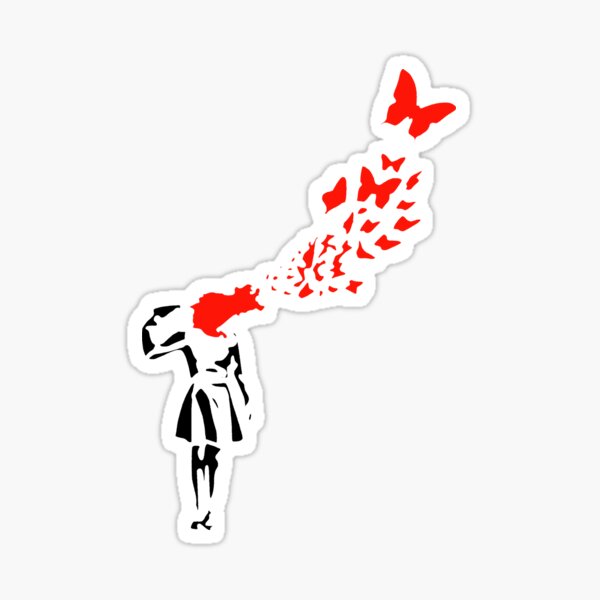 Item preview, Butterfly Girl Suicide designed and sold by WE-ARE-BANKSY.