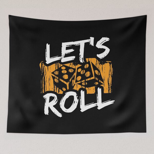 Item preview, Let's Roll Dice Box Cube Gambling Aces Card Gambler Casino Craps Heart Diamond Club Spade Poker Gamble Fold Deal designed and sold by shirti.