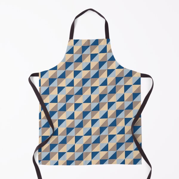 Item preview, Minimal ornament with triangles in classic blue color palette variation designed and sold by acidmit.
