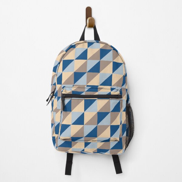 Item preview, Minimal ornament with triangles in classic blue color palette variation designed and sold by acidmit.