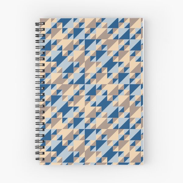 Item preview, Simple ornament with triangles in classic blue color palette variations designed and sold by acidmit.