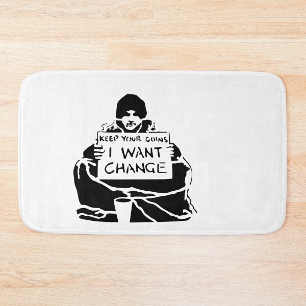 Item preview, Keep Your Coins I Want Change Stencil designed and sold by WE-ARE-BANKSY.